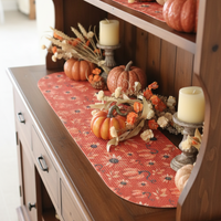 Shades of Autumn Textile Collection Vivid Orange