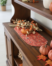 Shades of Autumn Textile Collection Vivid Orange