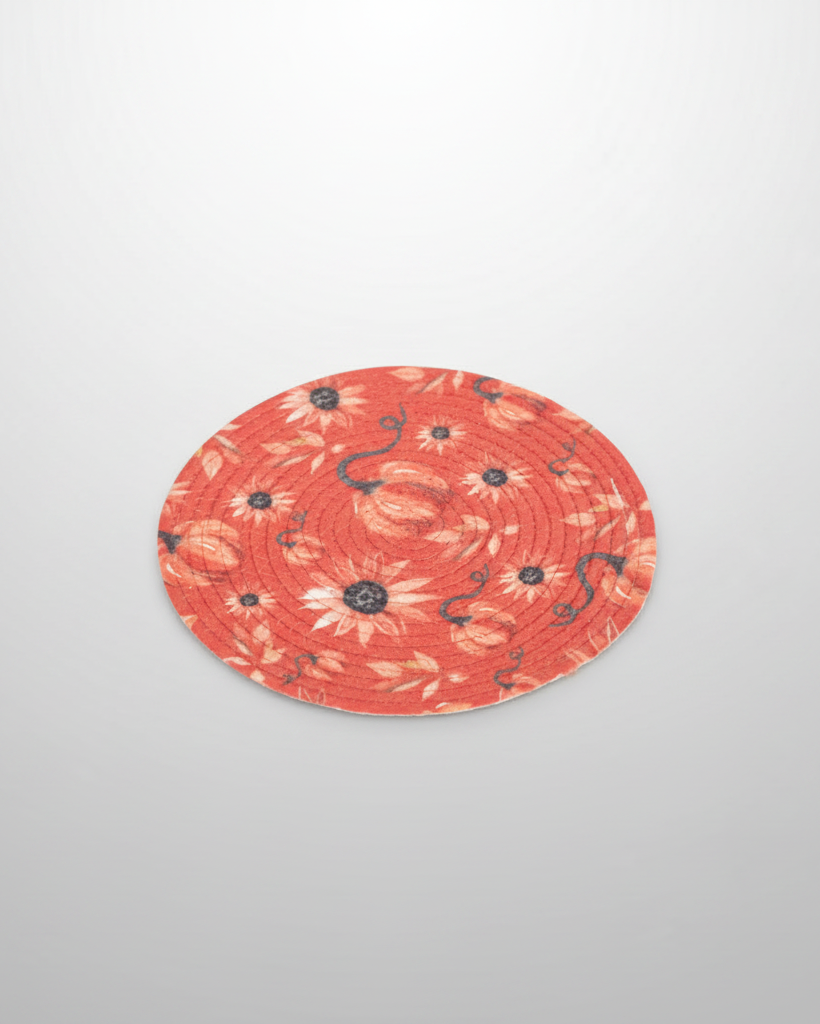 Shades of Autumn Textile Collection Vivid Orange