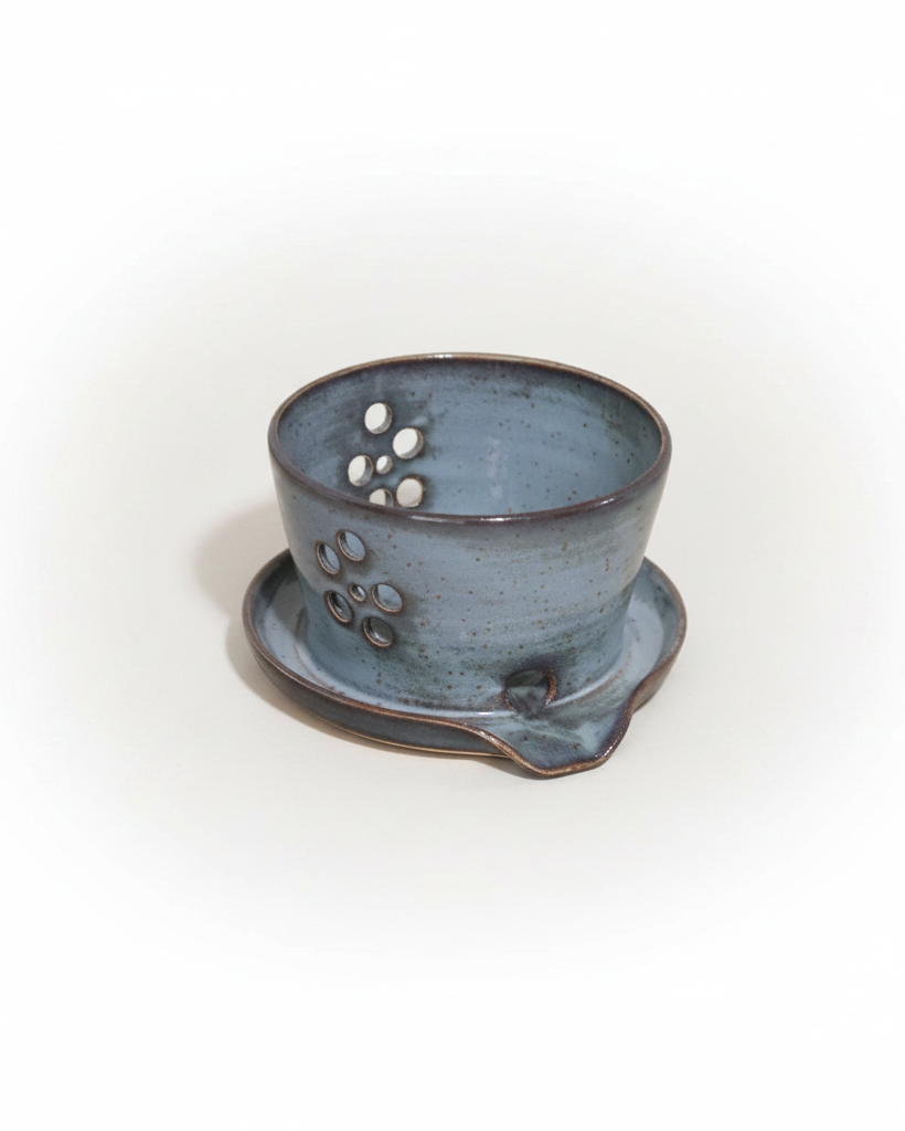 Sink Drainer Sponge Holder Denim Blue