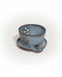 Sink Drainer Sponge Holder Denim Blue