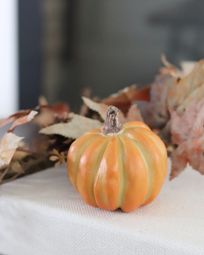 Small Fall Soft Coloured Resin Pumpkin