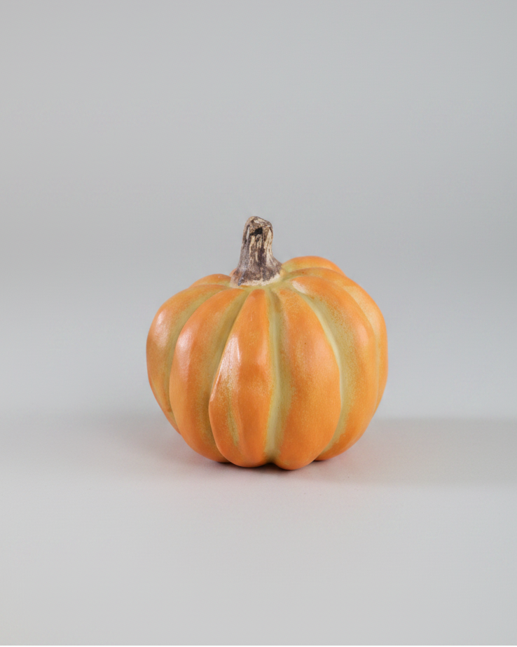 Small Fall Soft Coloured Resin Pumpkin