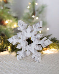Rustic Snowflake Decor