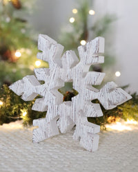 Rustic Snowflake Decor