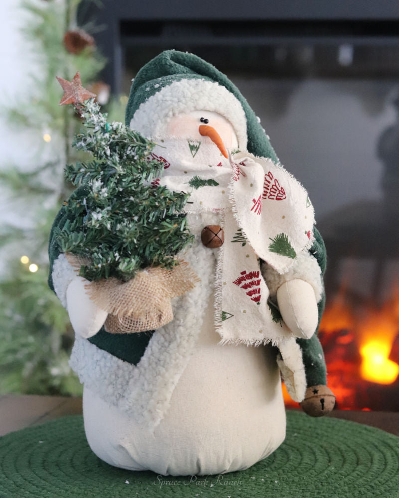 Cozy Snowman Couple Set of 2
