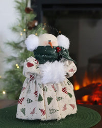 Cozy Snowman Couple Set of 2