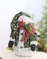 Snowman With Festive Jacket and Toque