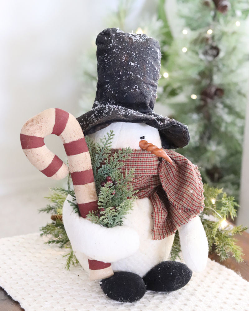 Candy Cane Snowman
