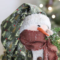 Snowman With Festive Jacket and Toque