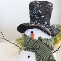 Small Snowman With Top Hat