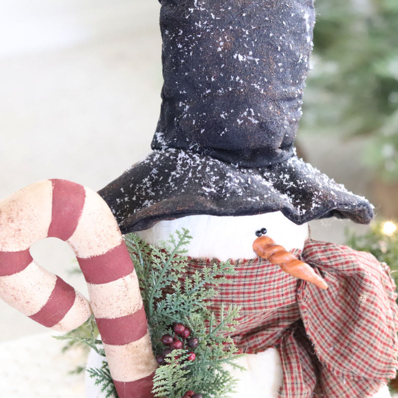 Candy Cane Snowman