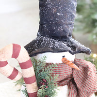 Candy Cane Snowman