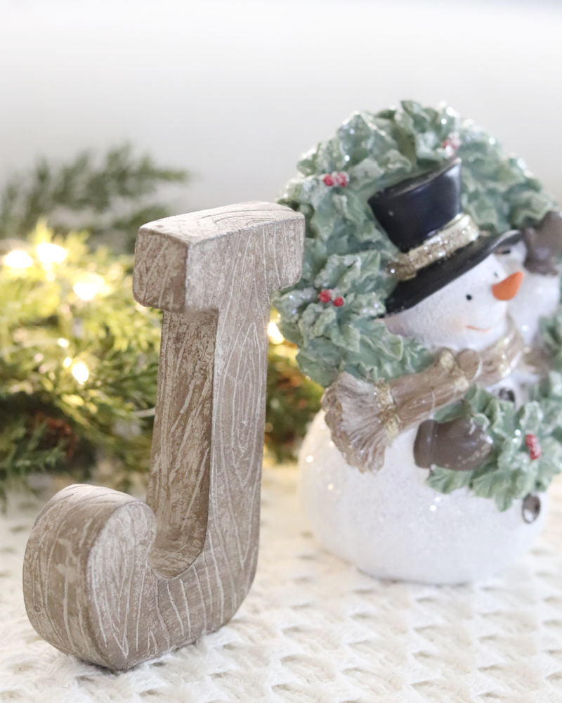 Snowman Joy Tabletop Decor