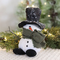 Small Snowman With Top Hat