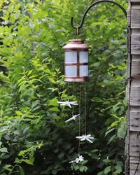 Bronze Dragonfly Solar Hanging Lantern