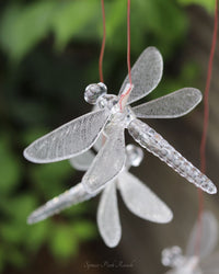 Bronze Dragonfly Solar Hanging Lantern
