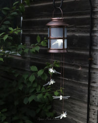 Bronze Dragonfly Solar Hanging Lantern