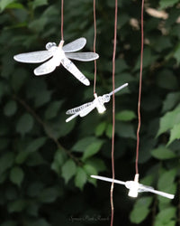 Bronze Dragonfly Solar Hanging Lantern