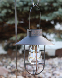 Solar Lantern with Metal Shepherds Hook