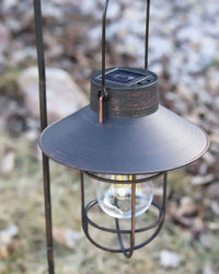 Solar Lantern with Metal Shepherds Hook