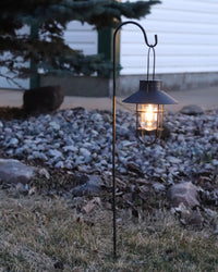 Solar Lantern with Metal Shepherds Hook