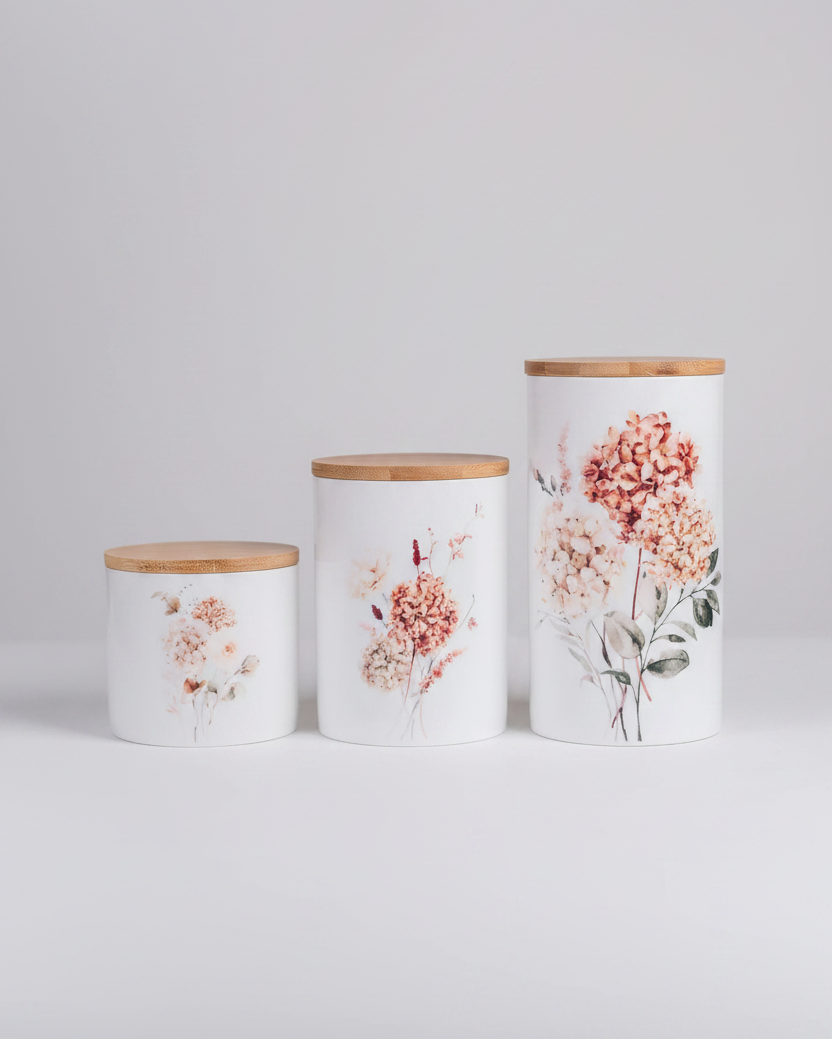 Spicy Floral Canister Set