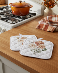 Spicy Floral Pot Holders Set of 2