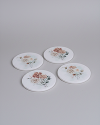 Spicy Floral Coasters Set of 4