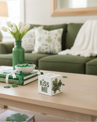 St. Patrick's Decorative Wood Cube
