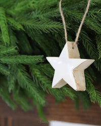 Wooden Star Ornament