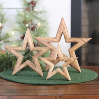 Mango Wood Star Cutout