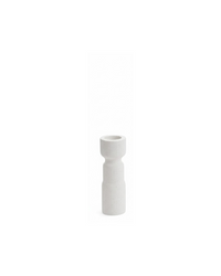 Ceramic Chalk White Candle Holder