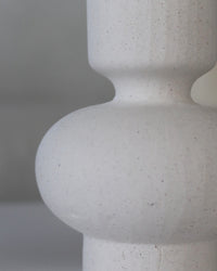 Ceramic Chalk White Candle Holder
