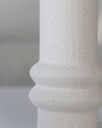 Ceramic Chalk White Candle Holder