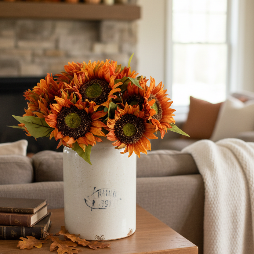 Sunflower Bundle Orange 14"