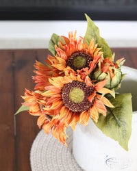 Sunflower Bundle Orange 14"