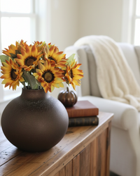 Yellow Sunflower Stem 18"