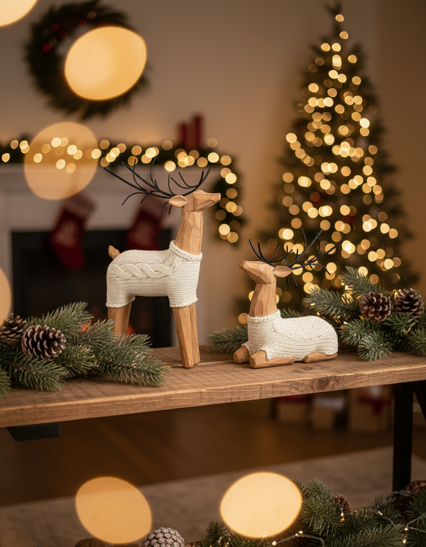 Winter Resin Sweater Deer