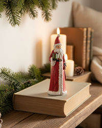 Distressed Vintage Santa Figurine