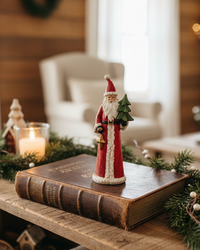 Distressed Vintage Santa Figurine