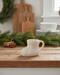 Dolomite Knit Stocking Mug