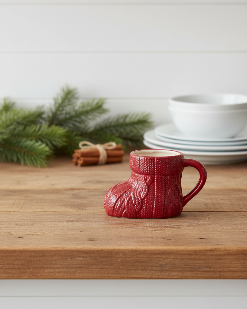 Dolomite Knit Stocking Mug