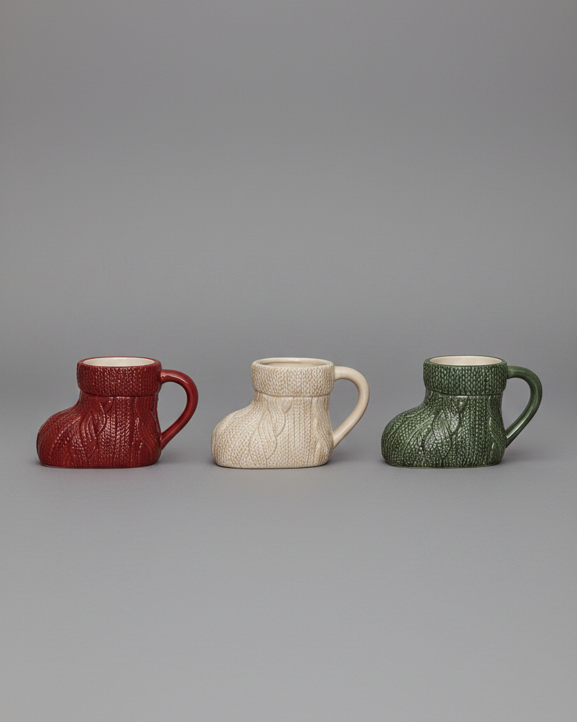 Dolomite Knit Stocking Mug