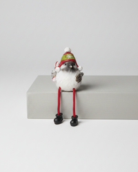 Bundled Up Christmas Bird Shelf Sitter
