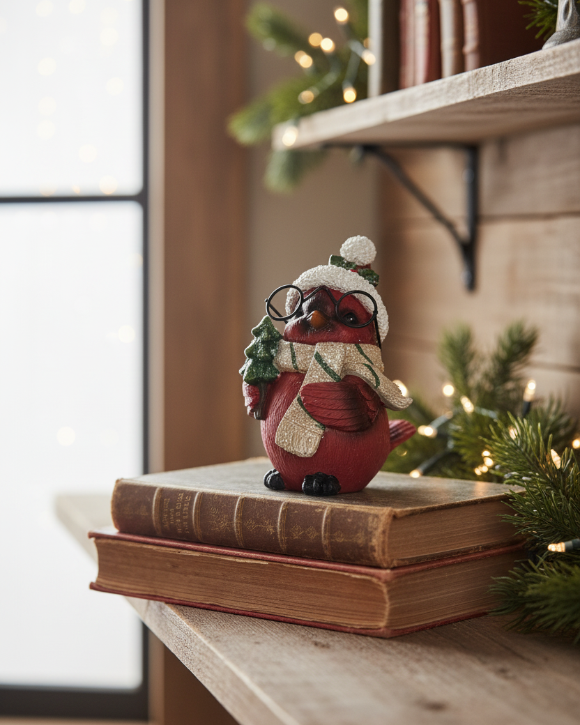 Studious Winter Cardinal