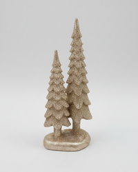 Gold Resin Tree Duo