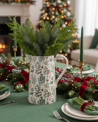 Boughs and Berries Pitcher