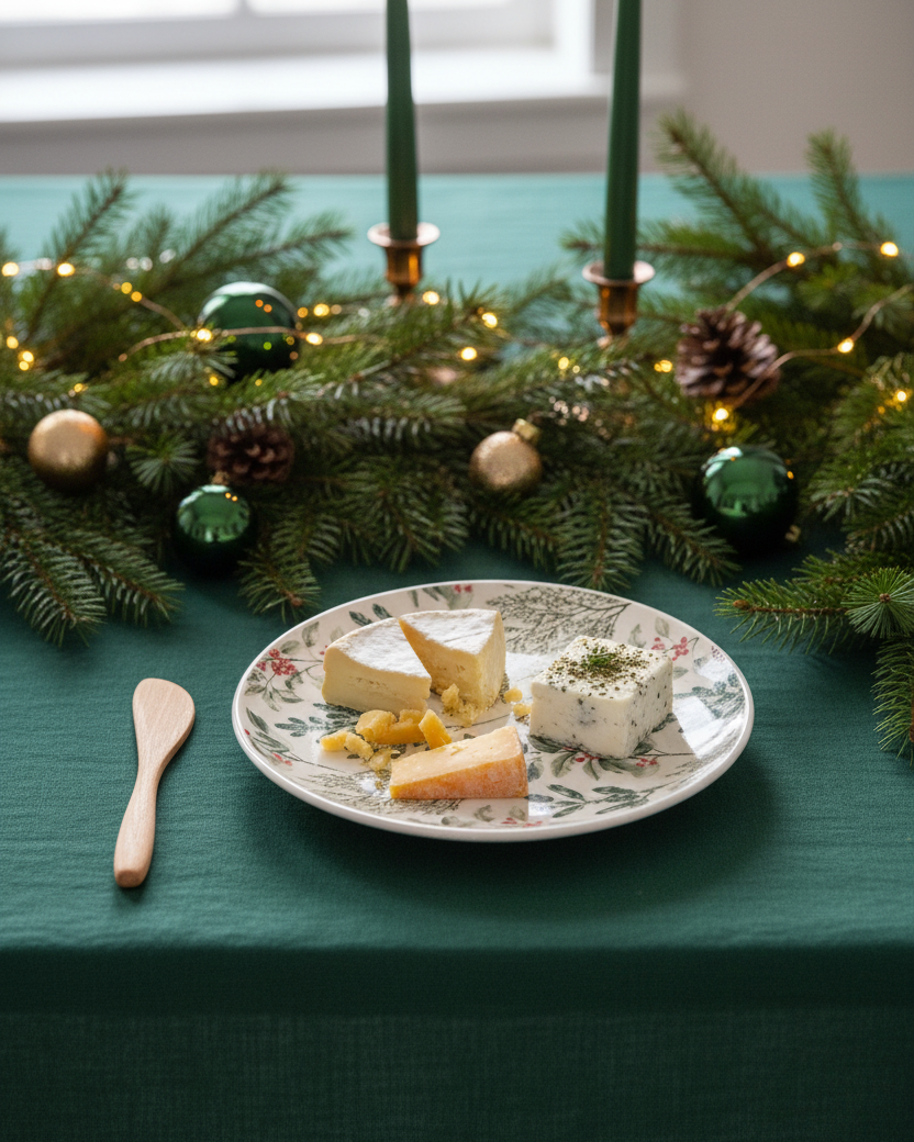 Boughs and Berries Appetizer Plate and Spreader