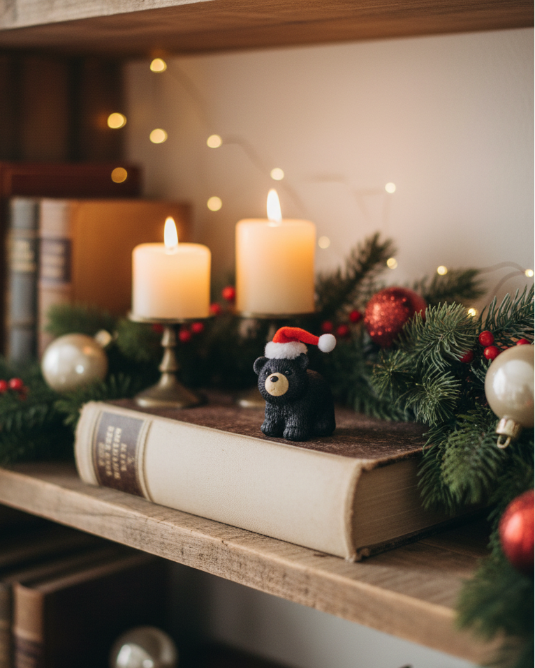 Mini Christmas Black Bears